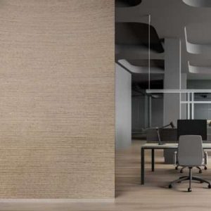 Taupe Silk Wallcovering
